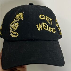 Anti Social Social Club  'Get Weird' Embroidered Dragon Baseball Cap